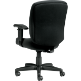 Offices To Go® Yoho Plus Task Chair with Arms Black