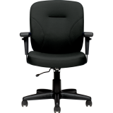 Offices To Go® Yoho Plus Task Chair with Arms Black