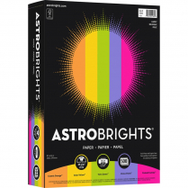Astrobrights® 24lb Paper 8-1/2" x 11" Happy Assorted Colours 500/pkg