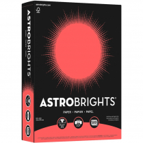 Astrobrights® 24lb Paper 8-1/2" x 11" Rocket Red 500/pkg