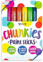 Ooly Chunkies Paint Sticks 12/set