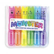 Ooly Mini Monster Scented Highlighters 6/set