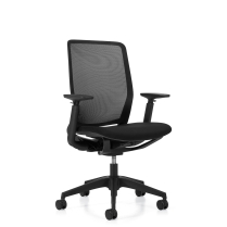 Offices to Go® Kody Mesh Synchro Tilter Chair Black