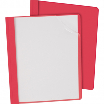Hilroy Tang Report Cover Letter Clear Front Red