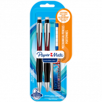 Paper Mate® ComfortMate Ultra™ Mechanical Pencils 0.5 mm Assorted Colours 2/pkg with Leads and Erasers