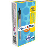 Paper Mate® InkJoy® 100 RT Retractable Ball Point Pen Medium Point Black 12/box