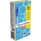 Paper Mate® InkJoy® 100 RT Retractable Ball Point Pen Medium Point Blue 12/box
