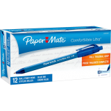 Paper Mate® ComfortMate Ultra™ Retractable Ball Point Pens Medium Point Blue 12/box