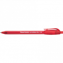 Paper Mate® ComfortMate Ultra™ Retractable Ball Point Pens Medium Point Red 12/box