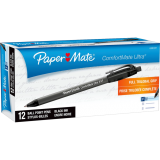 Paper Mate® ComfortMate Ultra™ Retractable Ball Point Pens Fine Point Black 12/box