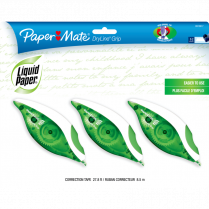 Paper Mate® Liquid Paper® Dryline® Grip Correction Tape 3/pkg