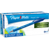 Paper Mate® FlexGrip® Ultra Retractable Ball Point Pen Medium Point Blue 12/box