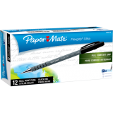 Paper Mate® FlexGrip Ultra® Ball Point Stick Pens Fine Point Black 12/box