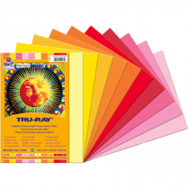 Tru-Ray® Construction Paper 9" x 12" Assorted Warm Colours 50 sheets/pkg