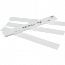 Pacon® Sentence Strips 3" x 24" White 100/pkg