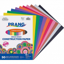 Prang® Construction Paper 9 x 12 Assorted Colours 50/pkg