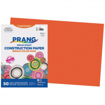 Prang® Construction Paper 12" x 18" Orange 50/pkg