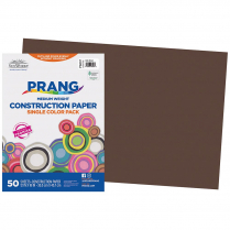 Prang® Construction Paper 12" x 18" Dark Brown 50/pkg