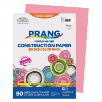 Prang Construction Paper 9" x 12" Pink 50/Pkg