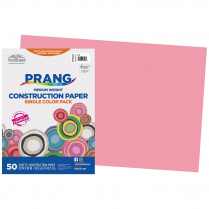 Prang® Construction Paper 12" x 18" Pink 50/pkg