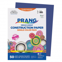 Prang® Construction Paper 9" x 12" Bright Blue 50/pkg