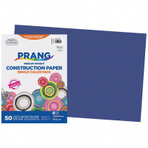 Prang® Construction Paper 12" x 18" Bright Blue 50/pkg