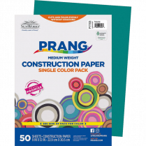 Prang® Construction Paper 9" x 12" Turquoise 50/pkg