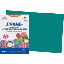 Prang® Construction Paper 12" x 18" Turquoise 50/pkg
