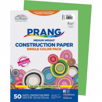 Prang® Construction Paper 9" x 12" Bright Green 50/pkg