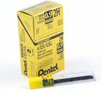 Pentel® Super Hi-Polymer® Pencil Leads 2H 0.9 mm 15/Tube