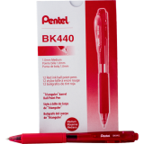 Pentel® Wow! Retractable Ball Point Pens Medium Point Red 12/box