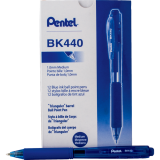 Pentel® Wow! Retractable Ball Point Pens Medium Point Blue 12/box