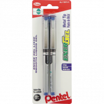 Pentel® EnerGel® Liquid Gel Pens 0.7mm Blue 2/pkg