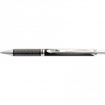 Pentel® EnerGel® Alloy Retractable Gel Pen 0.7 mm Black Barrel Black