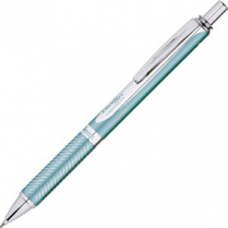 Pentel® EnerGel® Alloy Retractable Gel Pen 0.7 mm Aqua Barrel Black Ink