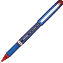 Pentel EnerGel NV Liquid Gel Pens 0.5mm Blue Barrel Red Ink