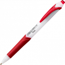 Pentel® GlideWrite Retractable Ball Point Pens Bold Point Red 12/box