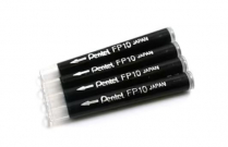 Pentel Pocket Brush Pen Refill Black 4/pkg