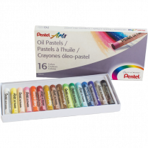 Pentel Arts® Oil Pastels Assorted Colours 16/pkg