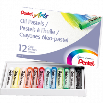 Pentel Arts® Oil Pastels Assorted Colours 12/pkg