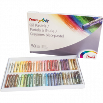 Pentel Arts® Oil Pastels Assorted Colours 50/pkg
