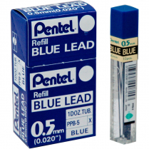 Pentel® Pencil Leads 0.5 mm 12/Tube Blue