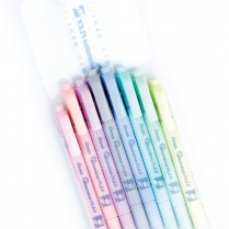 Pentel® Illumina Flex Dual Tip Highlighters Assorted Pastel Colours 8/pkg