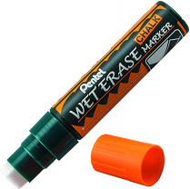 Pentel Wet Eraser Chalk Marker Jumbo Chisel Orange