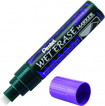 Pentel Wet Eraser Chalk Marker Jumbo Chisel Purple