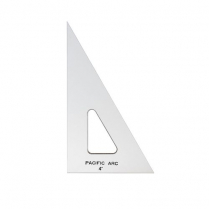 Pacific Arc Triangle 30/60 degree 4" Clear
