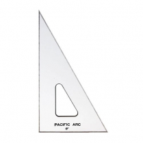 Pacific Arc Triangle 30/60 degree 6" Clear