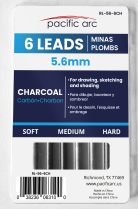 Pacific Arc Charcoal Leads 5.6mm 6/Set