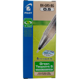 Pilot® Greentecpoint Rollerball Pen 0.5mm Black 10/box
