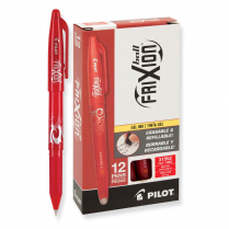 Pilot® FriXion® Ball Erasable Gel Pens 0.7 mm Coral Pink 12/box